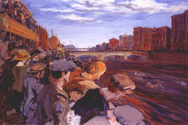 Liffey Swim - Jack Yeats